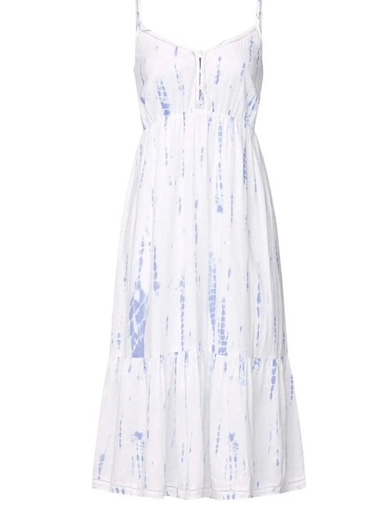 Rails Dresses & Skirts - Rails Whitei and Light Blue Tie-Dye Delilah Midi Dress
